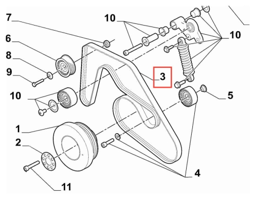 670051258 Pasek  Alfa Romeo  Giulia Stelvio 2.9