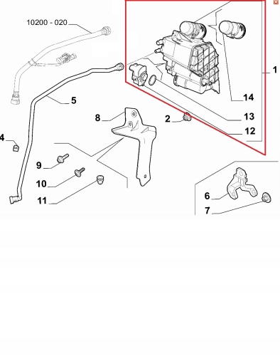 50561791 Filtr oparów paliwa Alfa Romeo Giulia Stelvio 2.0
