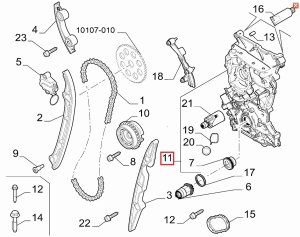 Pompa oleju Alfa Tonale Fiat Jeep 1.3