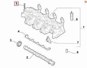 Śruba Mulitiair Giulia Stelvio Jeep Chrysler 2.0