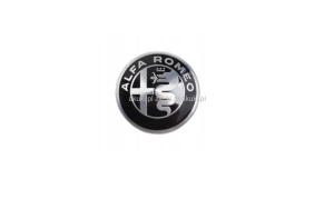 Znaczek tylny czarny Alfa Romeo Giulia Stelvio